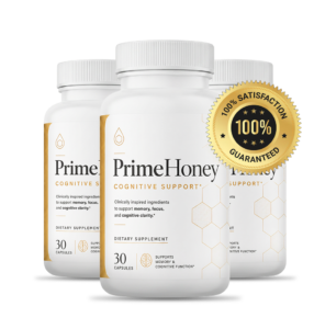 PrimeHoney™ cognitive capsules — 3 bottles